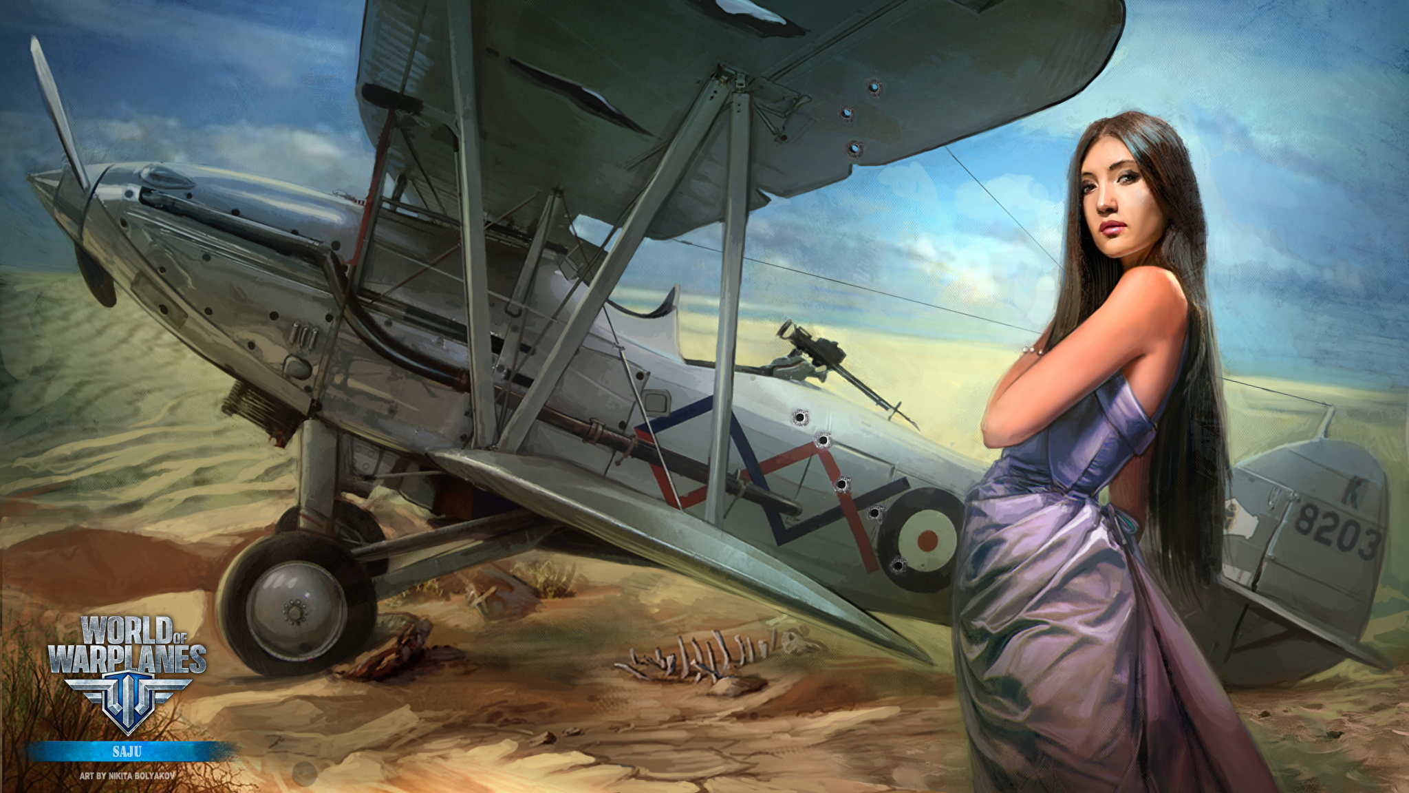 World of warplanes самолеты девушка