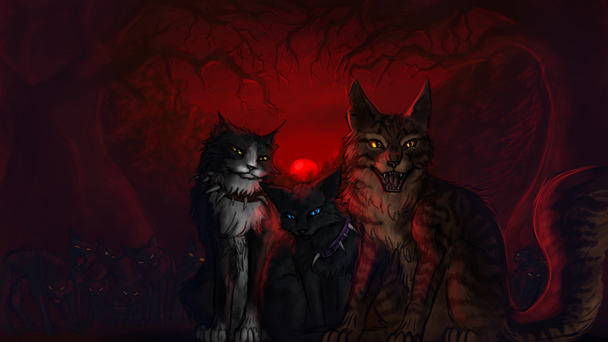 Коты Воители кровавое племя
