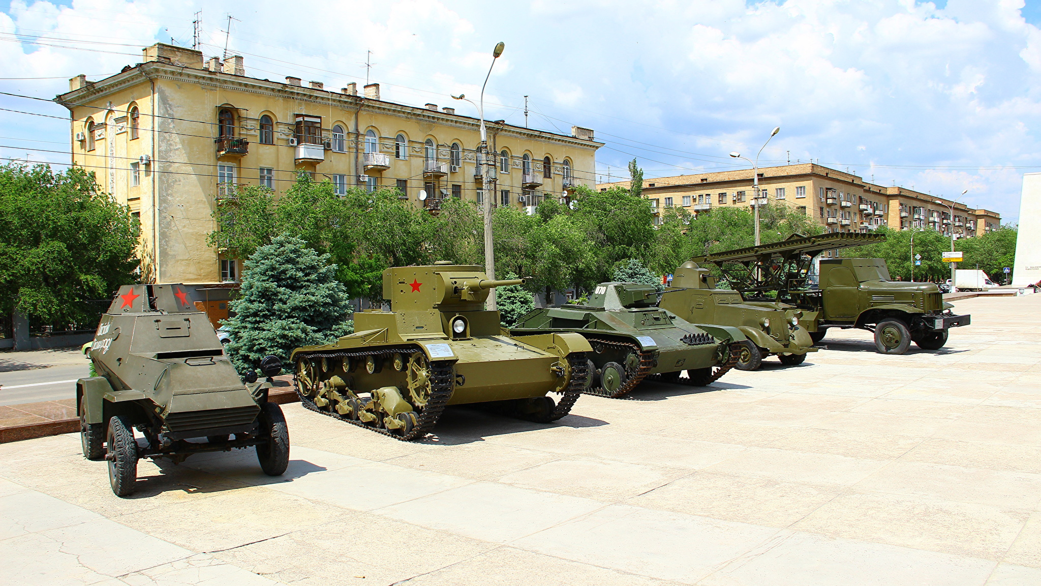 Музей Сталинградской битвы в Волгограде Боевая техника