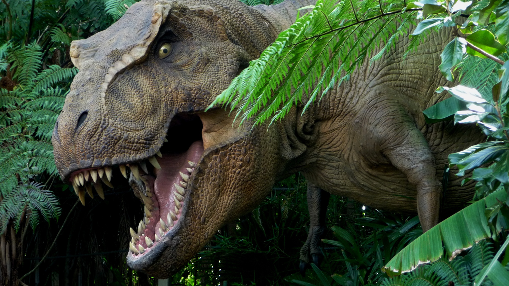 Тирекс динозавр парк Юрского периода