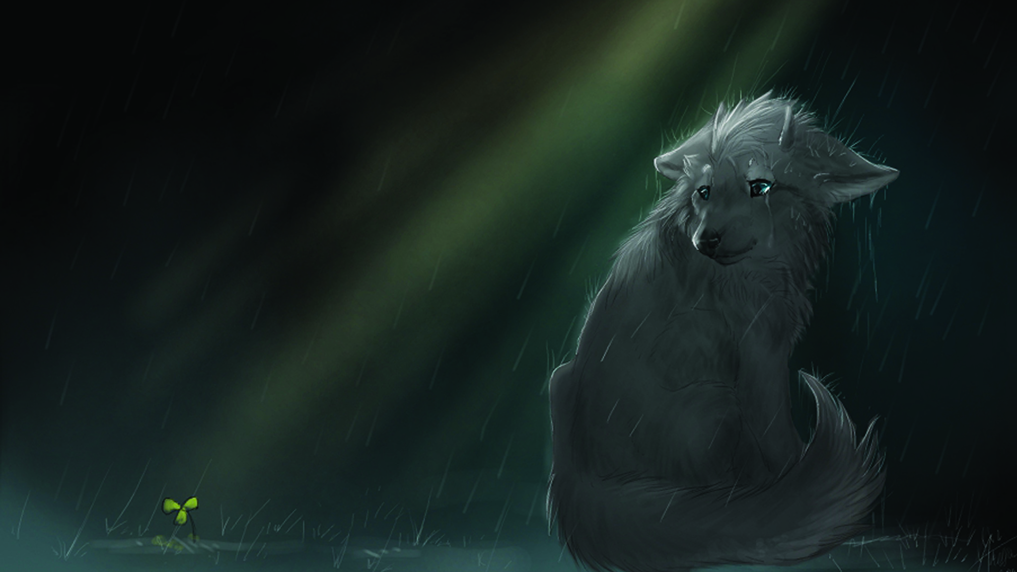 Волк плачет