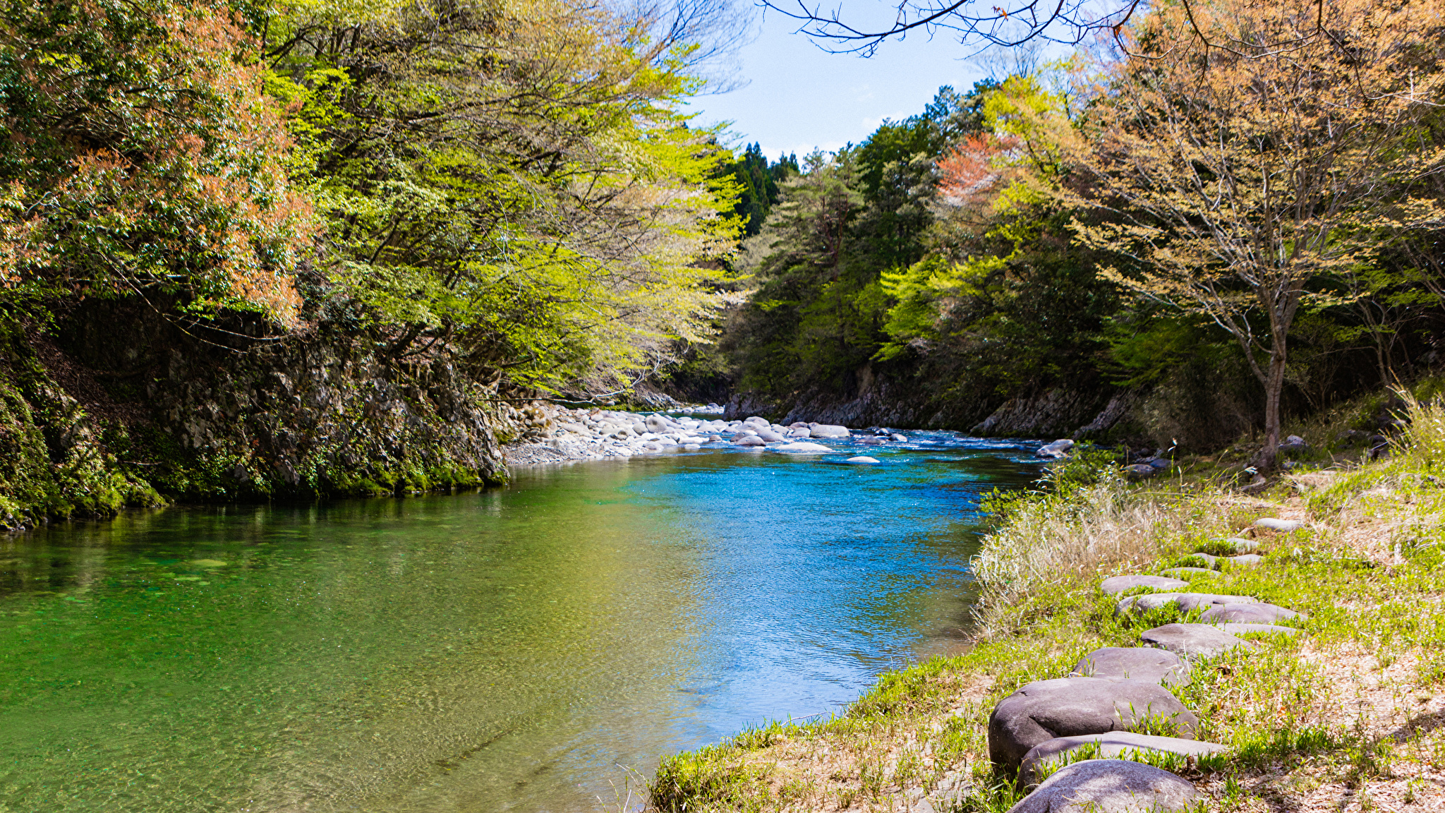 Река бетагава Япония.