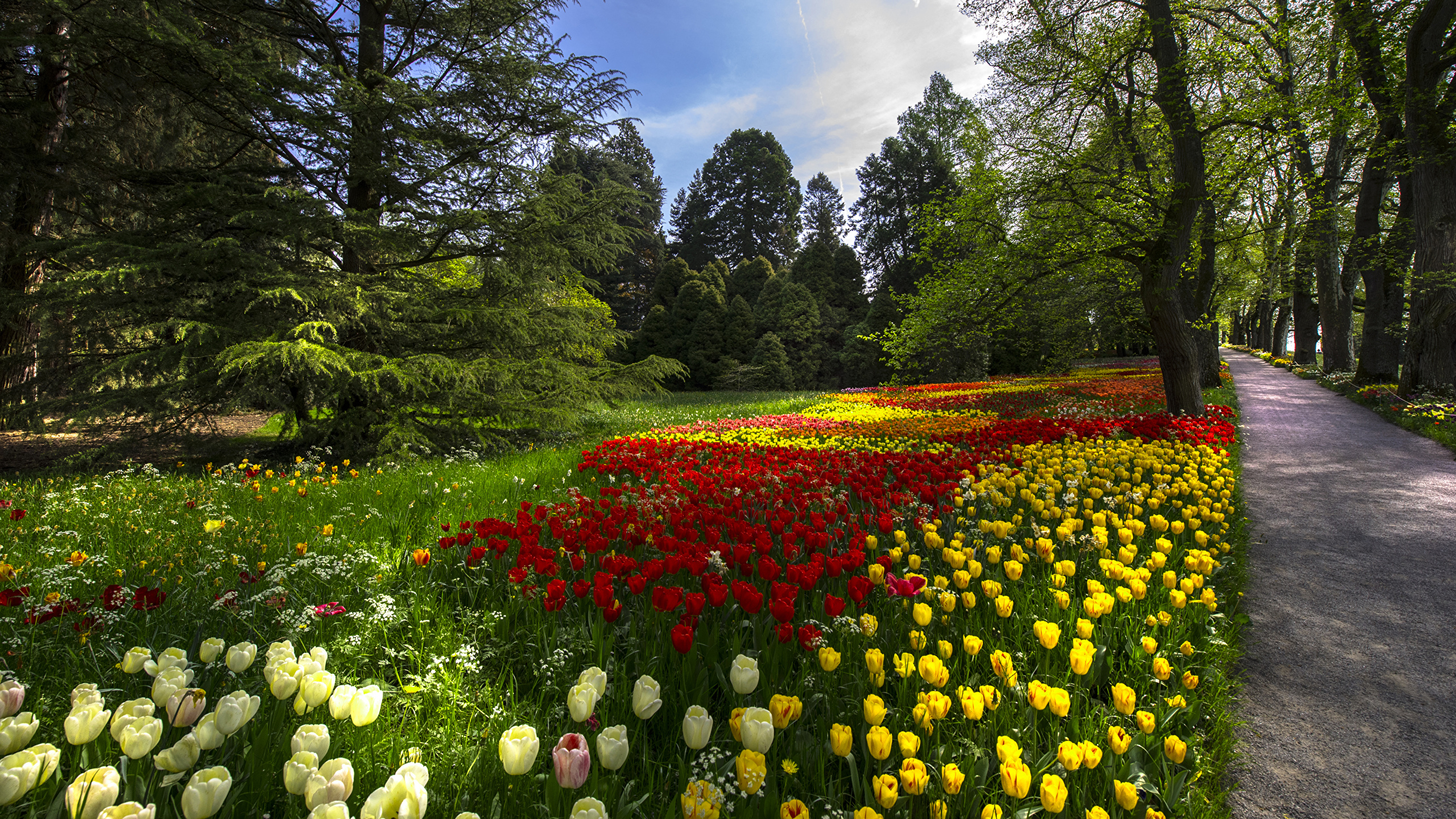 Парк цветов в Германии Майнау