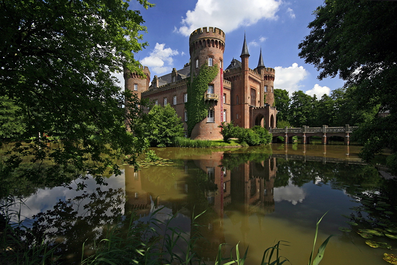 Замки Castle Moyland Germany Города