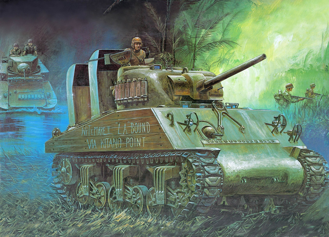 M2a4 танк