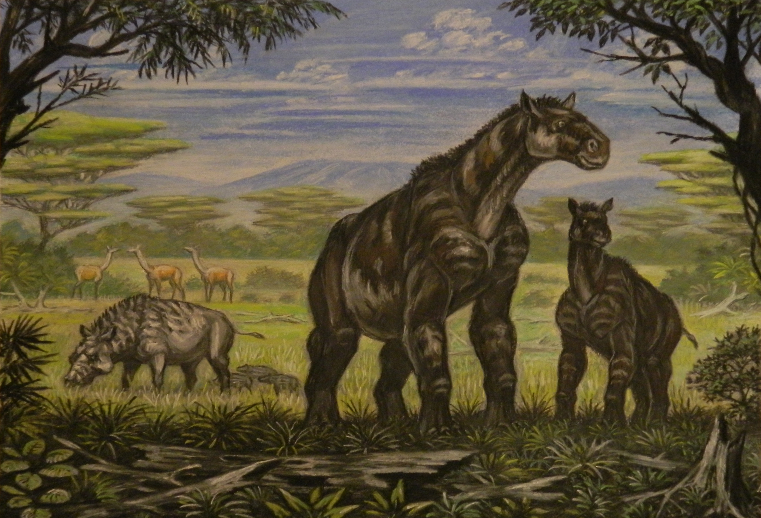 Доисторические животные для детей