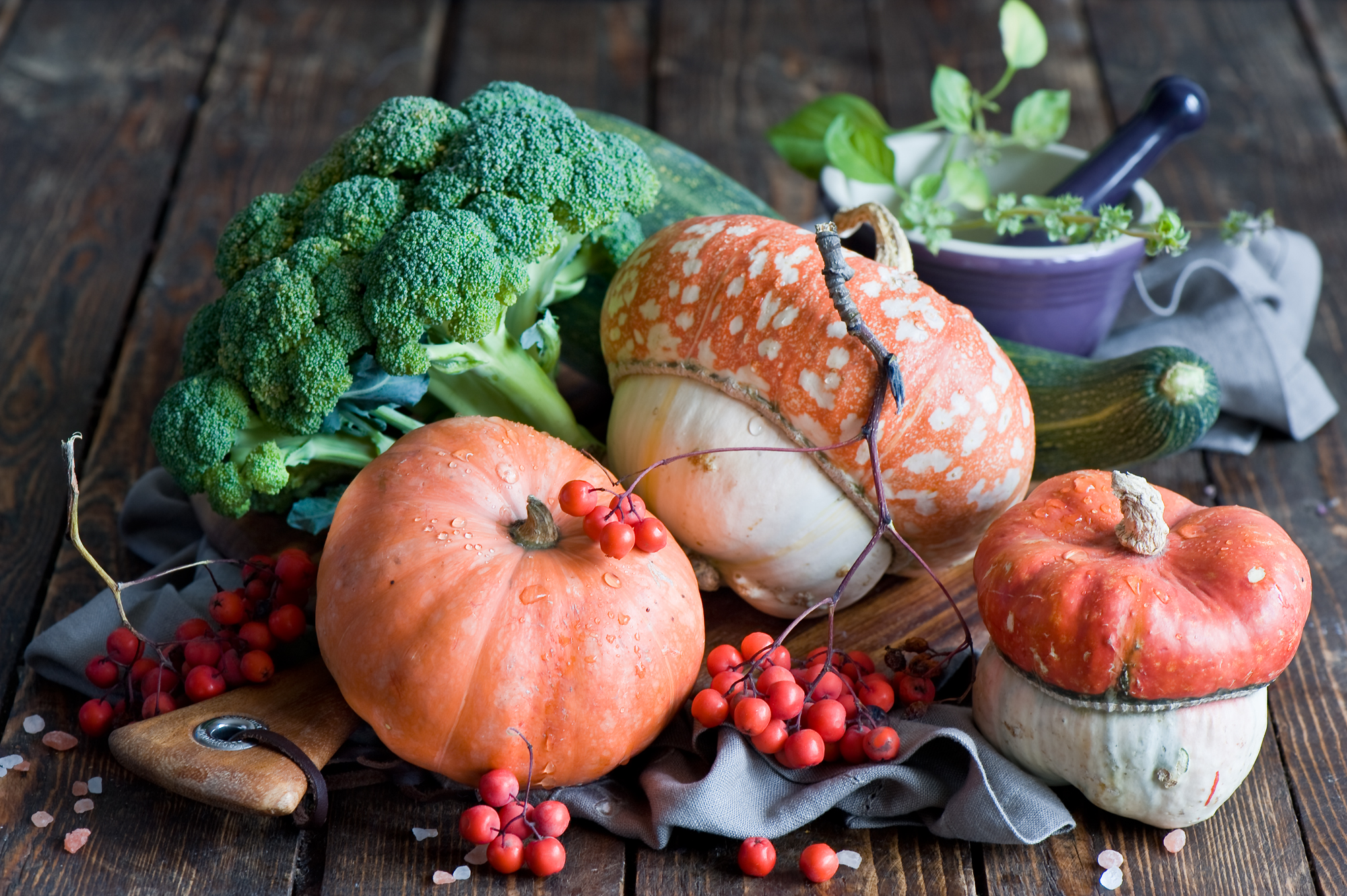 Осенний натюрморт из овощей