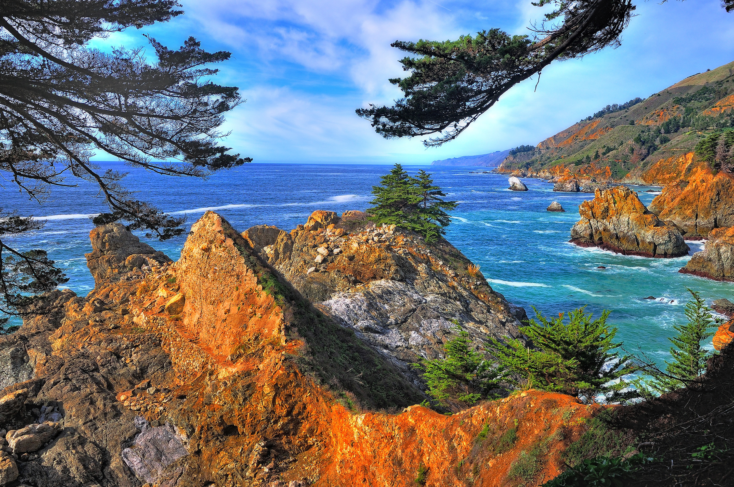 Море скалы Калифорния