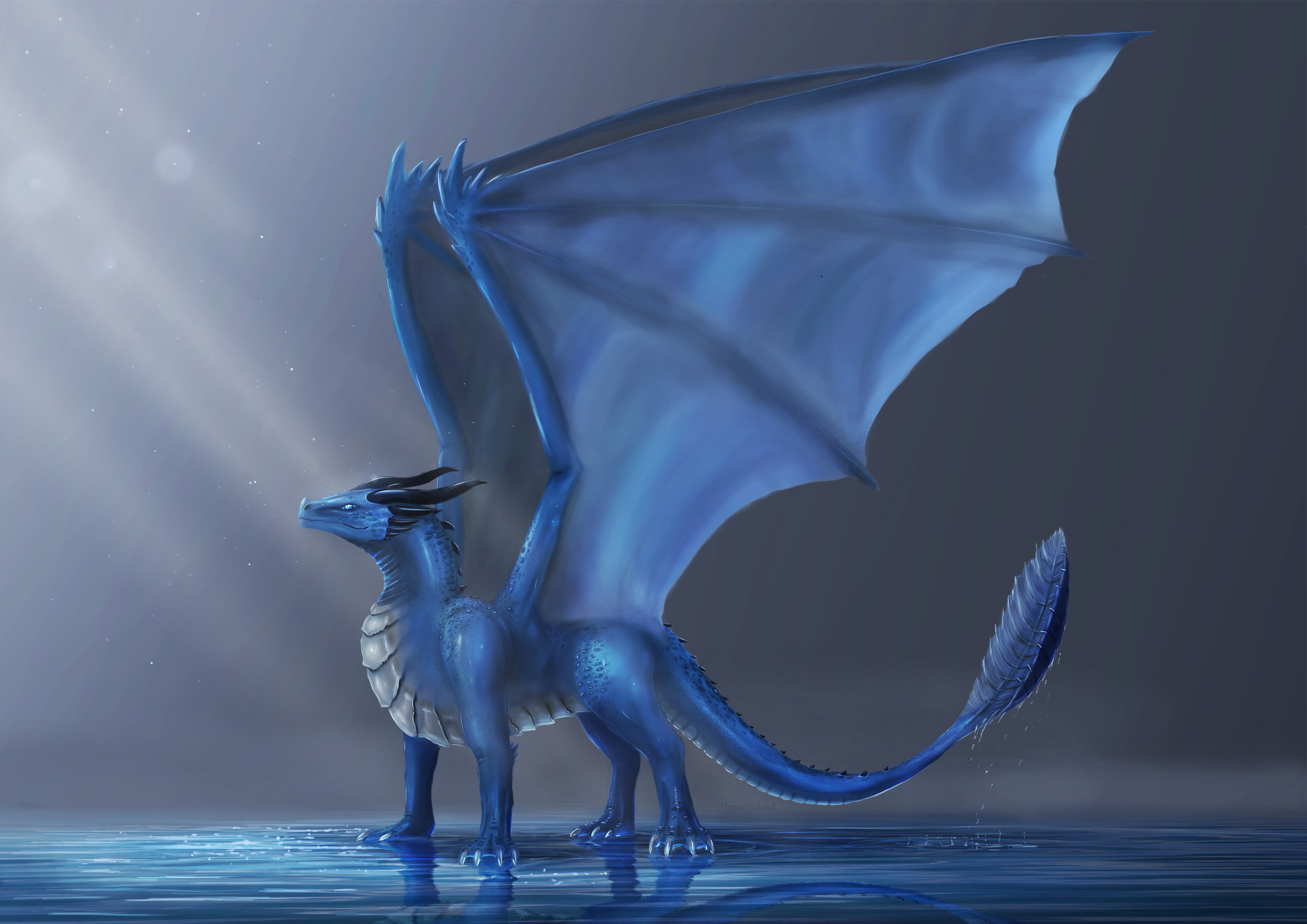Водный дракон Геншин