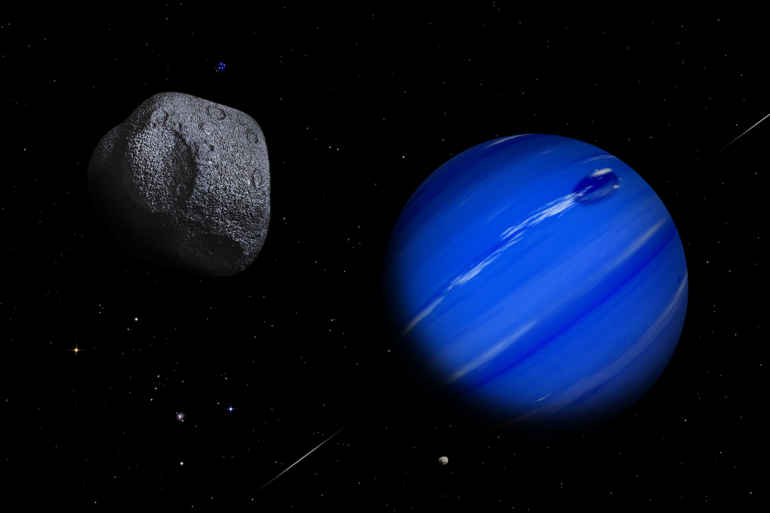 Нептун Планета спутники Протей