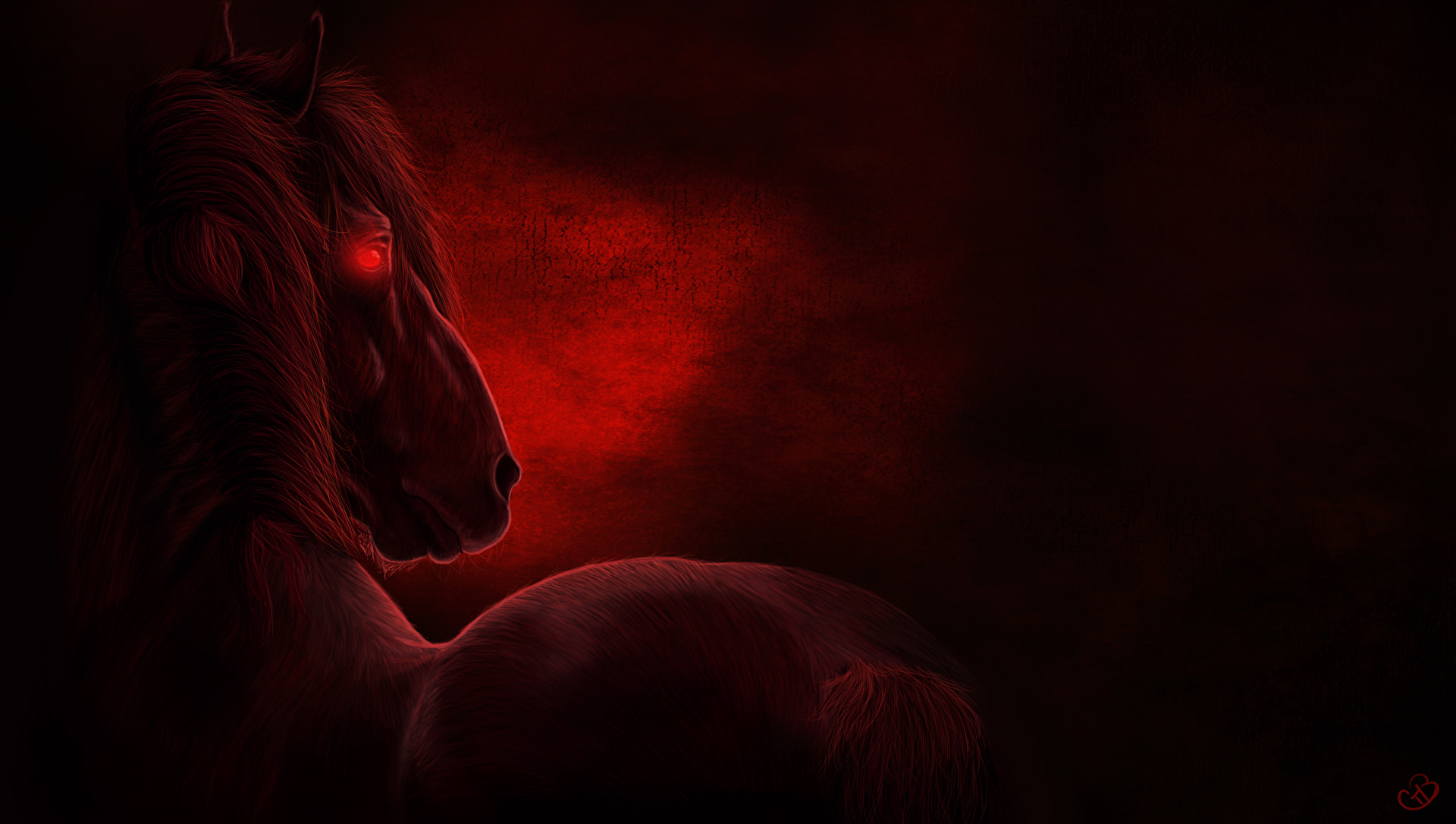 Демон Осса лошадь