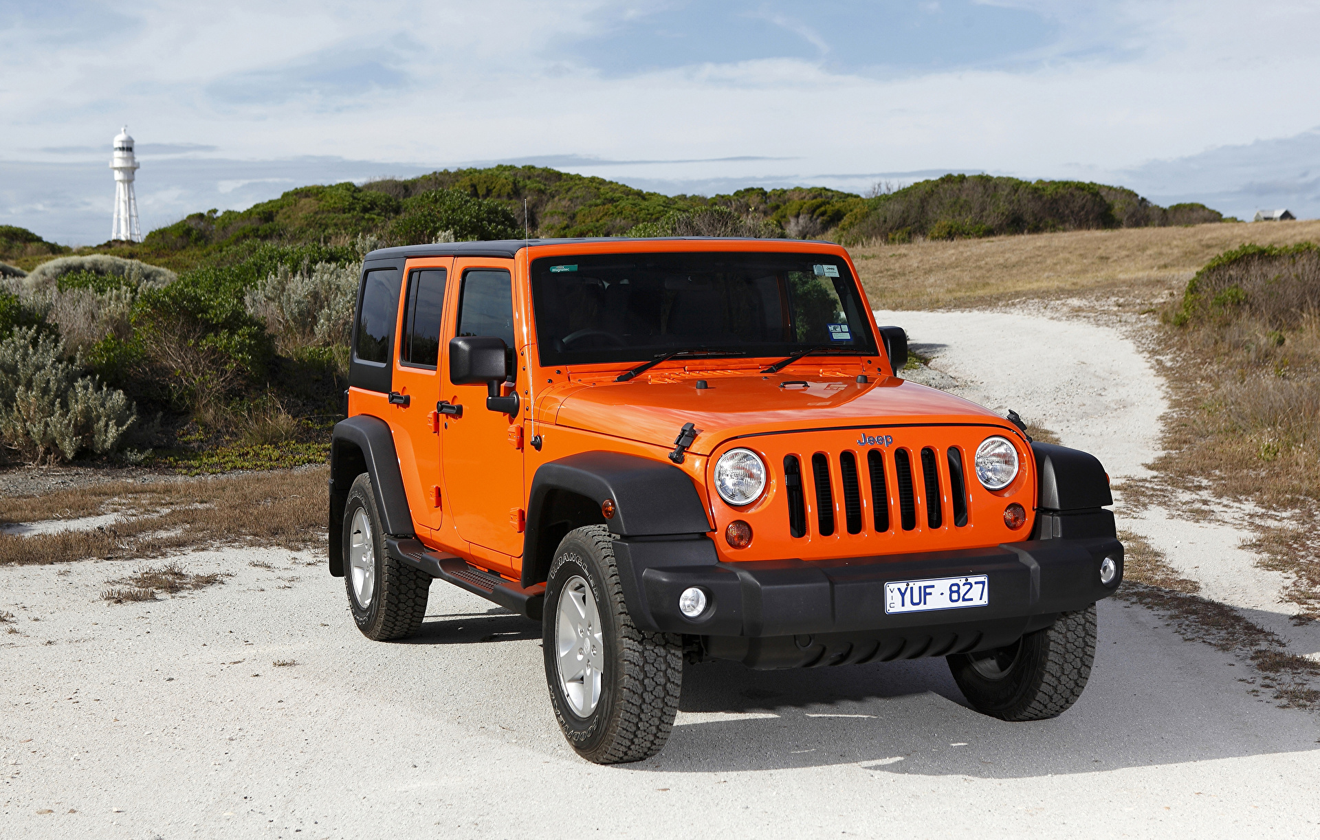 Jeep Wrangler Orange