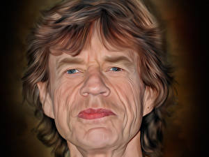 Обои Мужчина Смотрят Mick Jagger, Rolling Stones