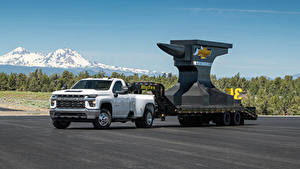 Картинка Шевроле Белые Пикап кузов 2020 Silverado 3500 HD Regular Cab авто