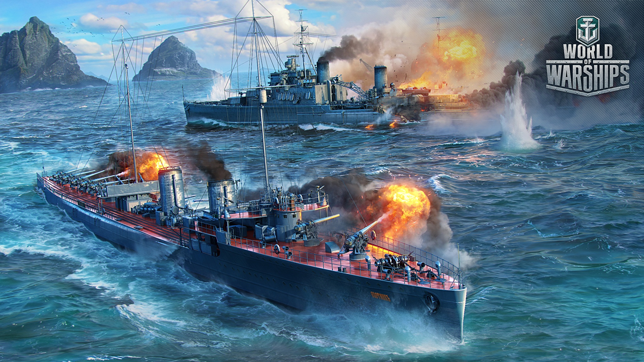 Корабли на андроид. Эсминец охотник World of Warships. World of Warships 2. World of Warships Blitz корабли. World of Warships Blitz: морской ММОРПГ PVP шутер.