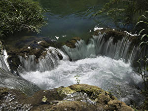 Фотографии Хорватия Парк Водопады Krka National Park