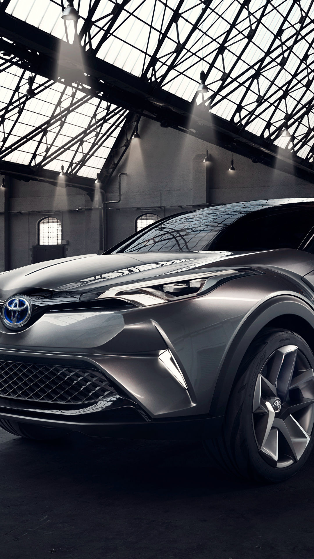 Картинки Toyota C-HR, 2015, Concept автомобиль 1080x1920