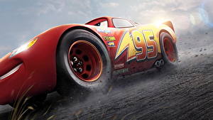 Обои Тачки 3 Красный Lightning McQueen Мультики