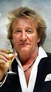 Картинки Мужчины Roderick David Rod Stewart Музыка