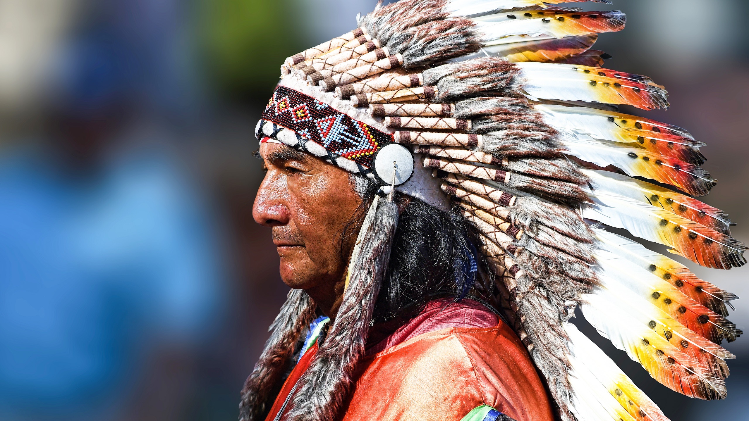 Мужчины Индейский головной убор Peruvian Индейцы Старый фото 2560x1440 обои...