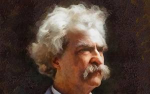 Фотографии Мужчины Рисованные Усами Mark Twain Знаменитости