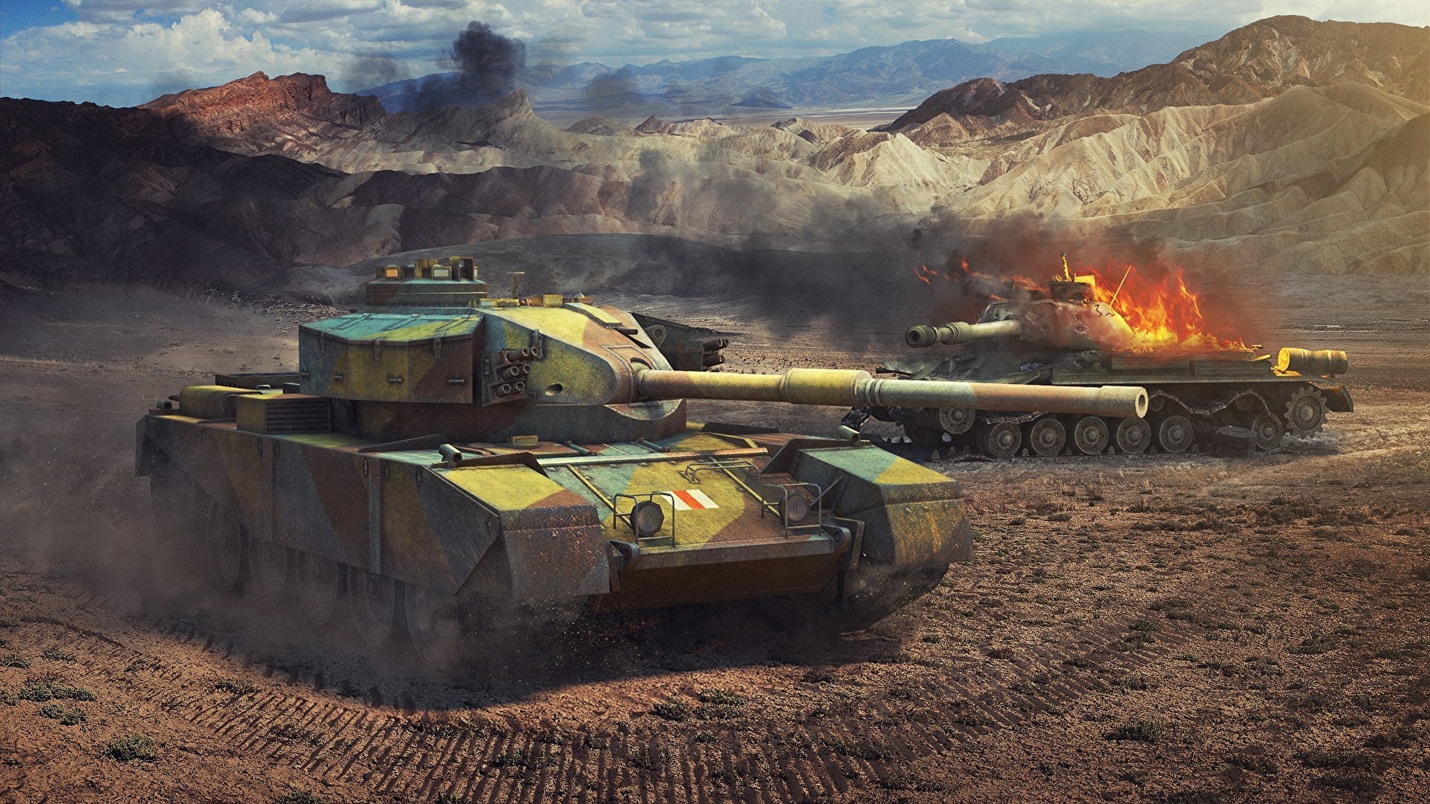 World of Tanks Танки FV4202 IS-4 Игры 3D Графика фото 2048x1152 3д, компьют...