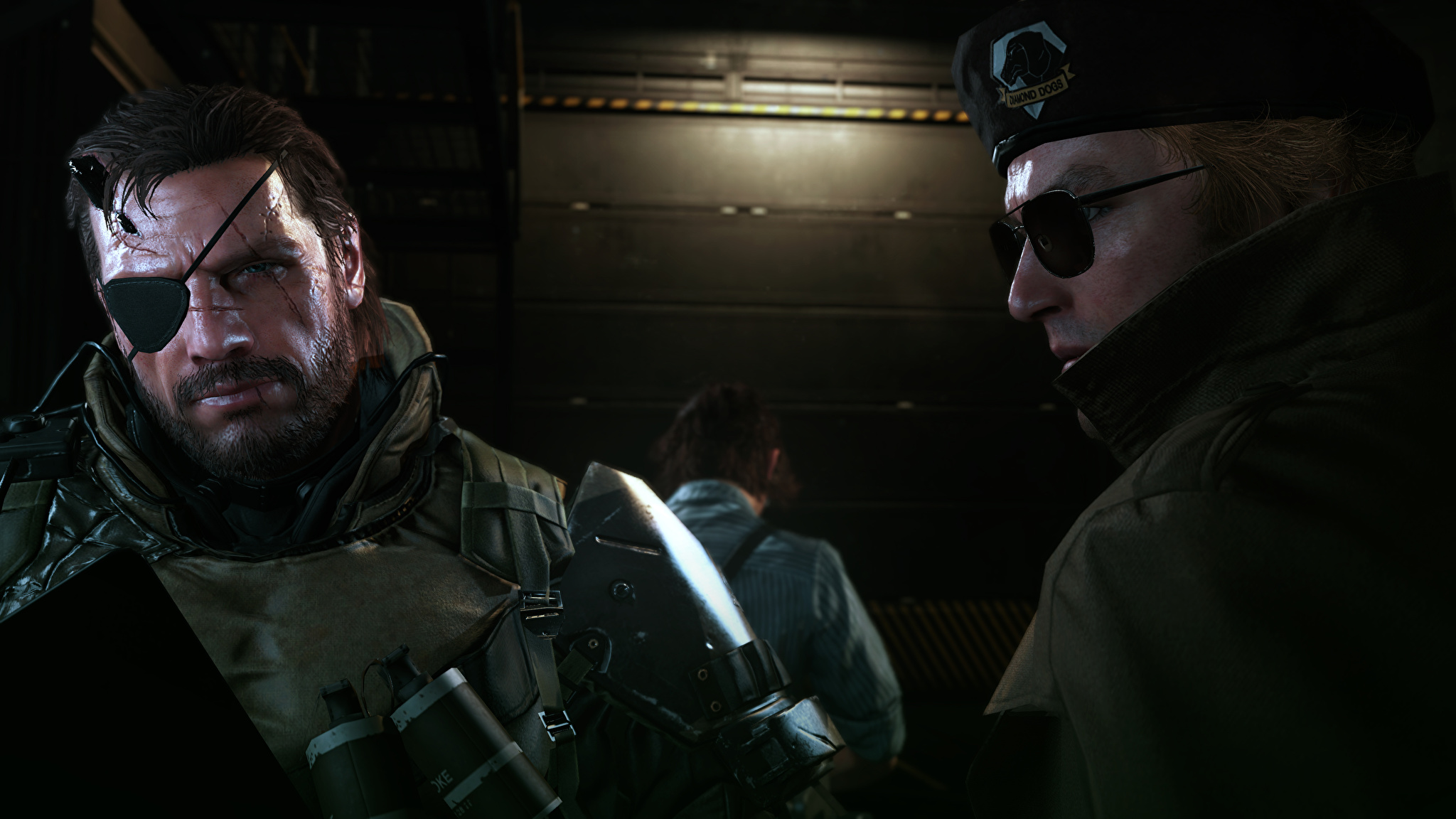 Metal Gear Мужчины Solid V, Solid Snake Повязка на глаз Игры 3D Графика фот...