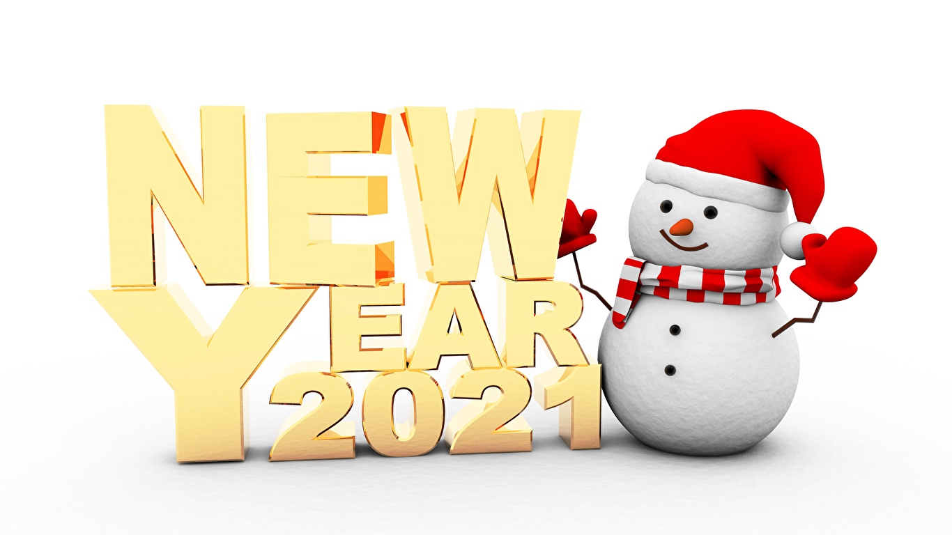 Картинки 2021 Рождество английская снеговика Слово - Надпись 1366x768 Новый год Английский инглийские слова текст снеговик Снеговики