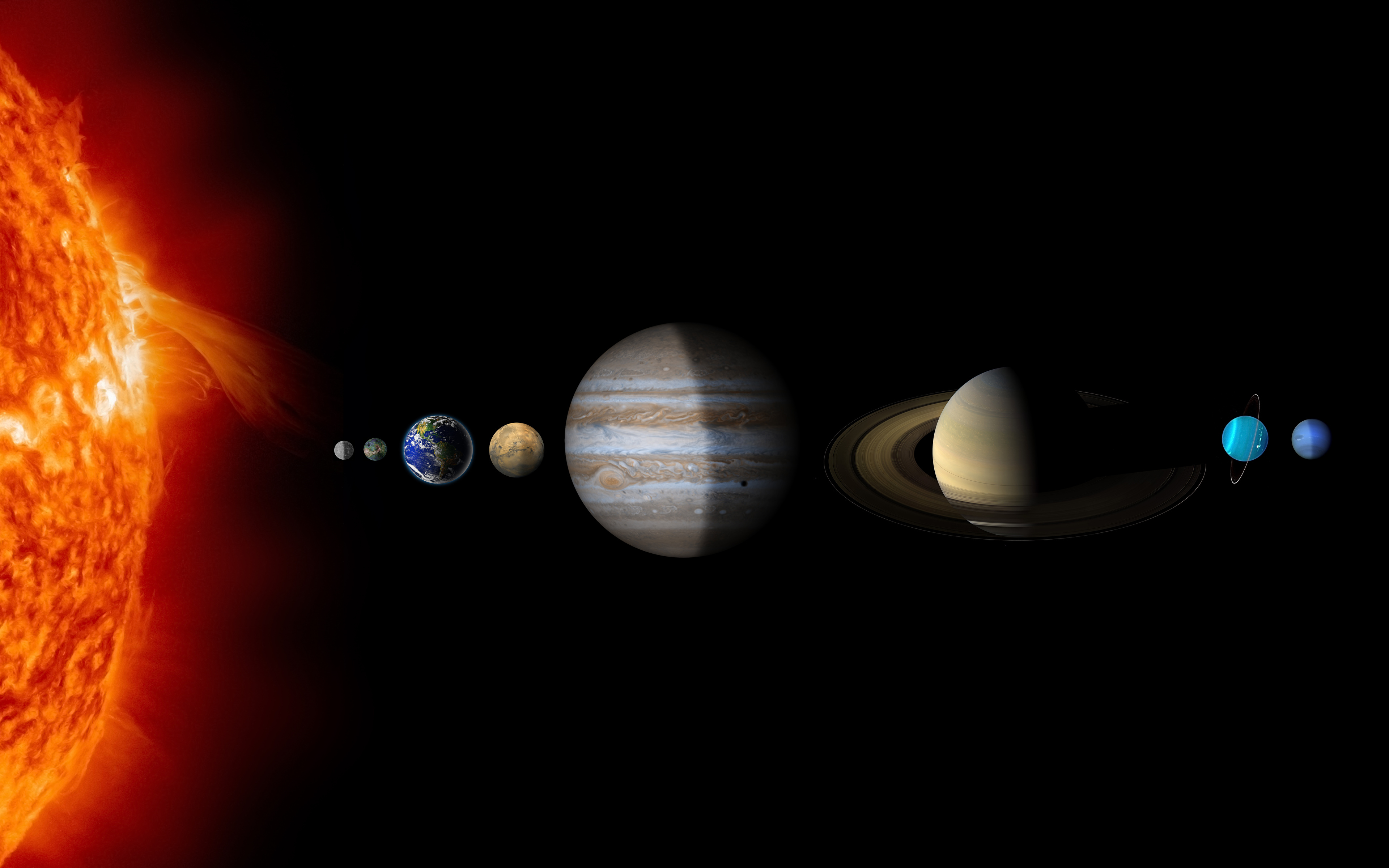 Планеты solar system Космос фото 3840x2400 планета обои картинки скачать на...
