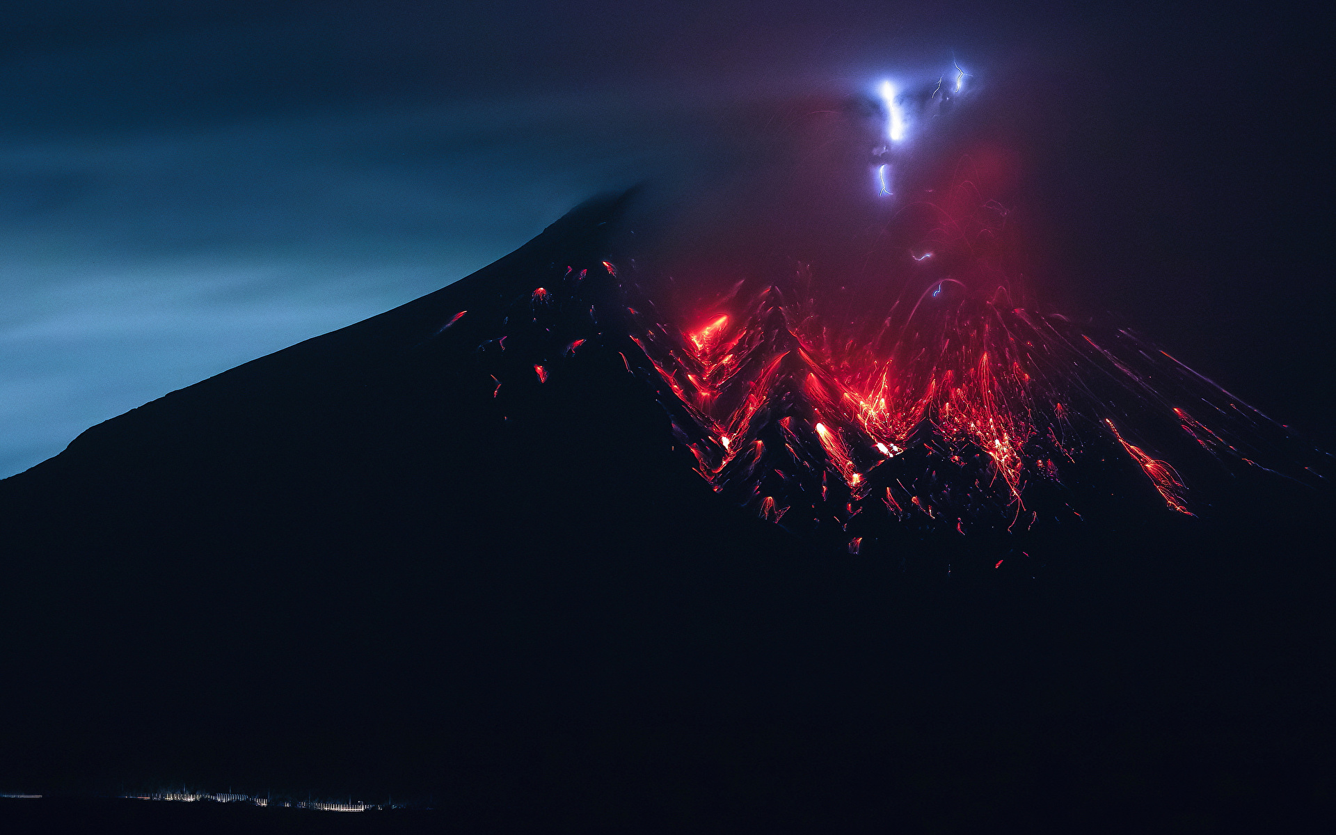 извержение вулкана без смс