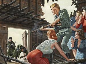 Фотография Живопись Mort Kunstler