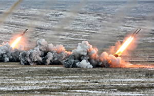 Картинка Ракетные установки Ракета тос-1, буратино