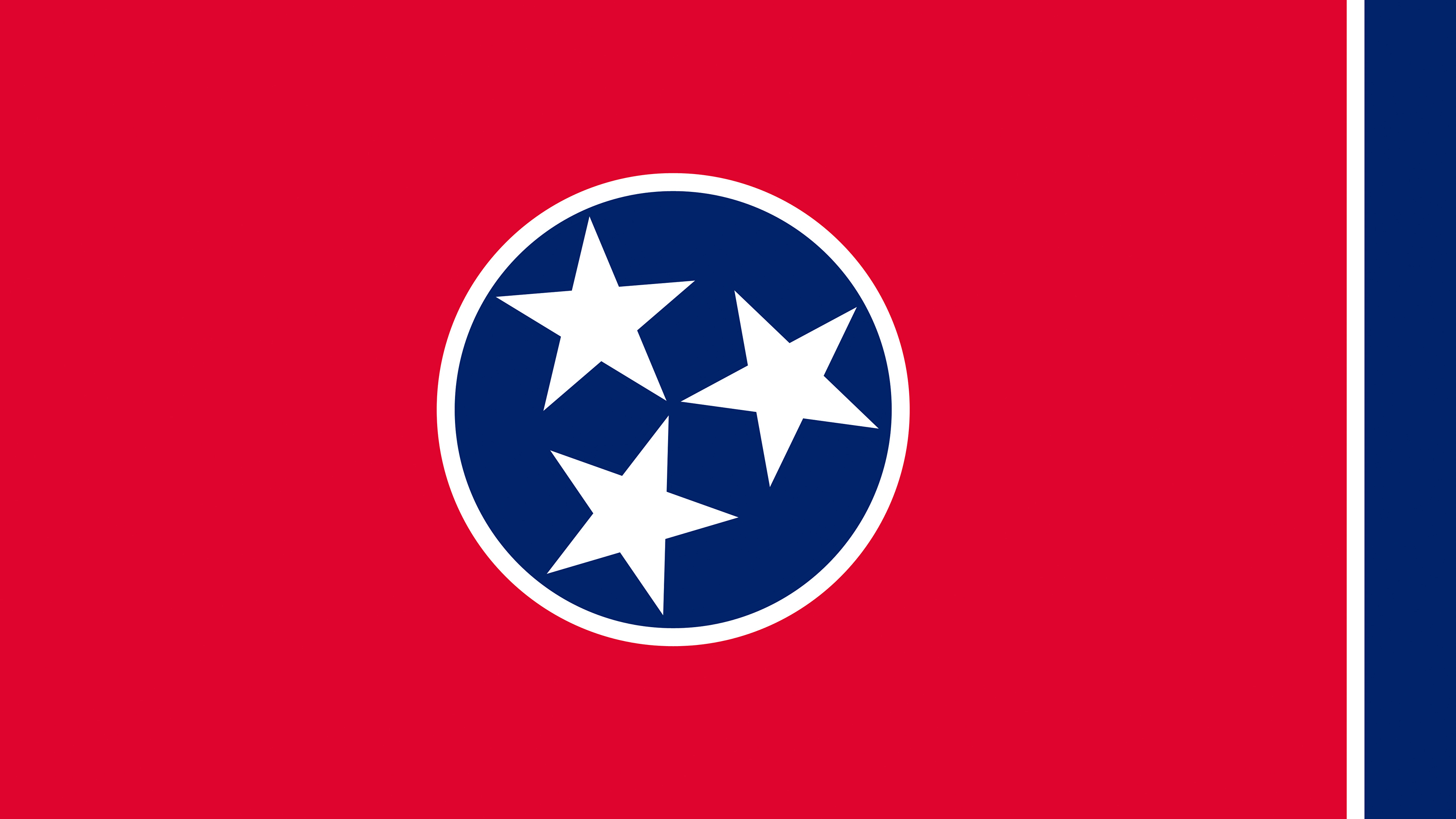 Фото америка Tennessee флага 3840x2160 США штаты Флаг