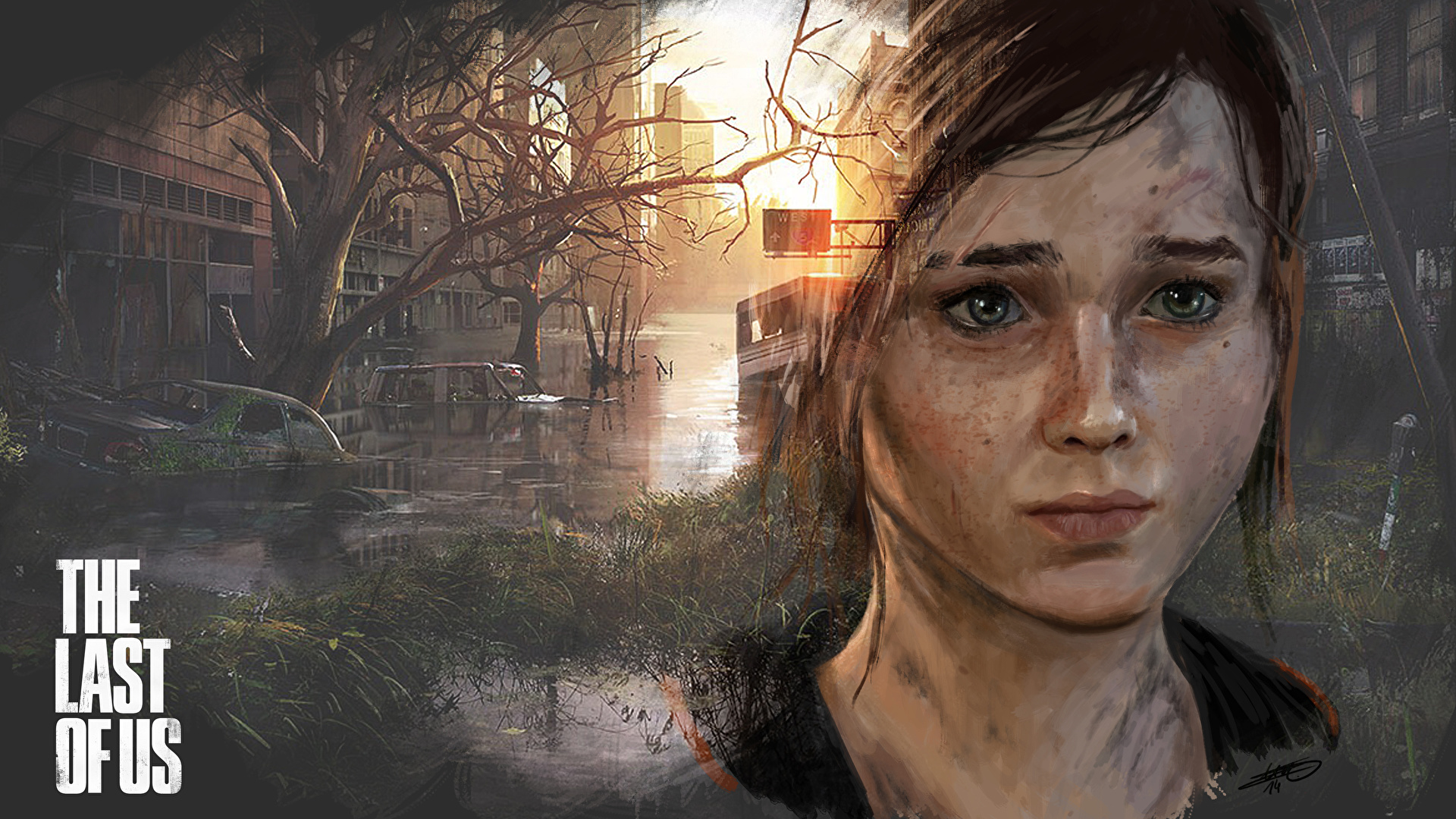 Заставка на рабочий стол the last of us