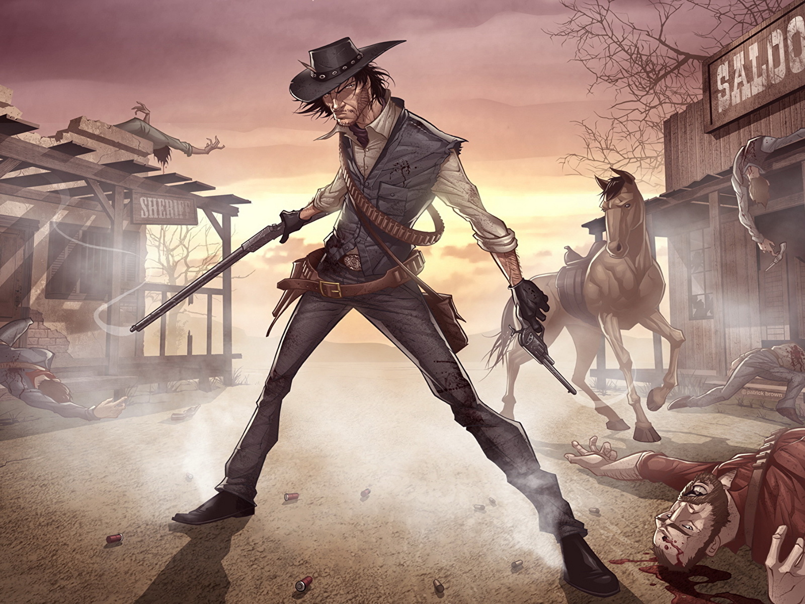 Red Dead Redemption Игры фото 1600x1200 компьютерная игра обои картинки ска...