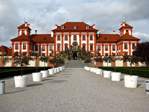 Фотография Замки Чехия Прага Troja Castle