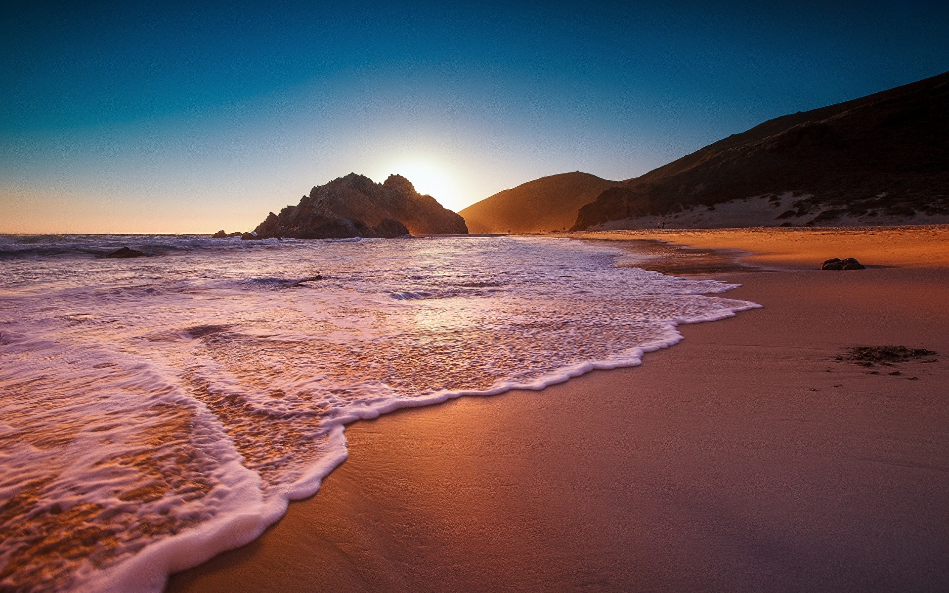 природа побережье песок калифорния США бесплатно