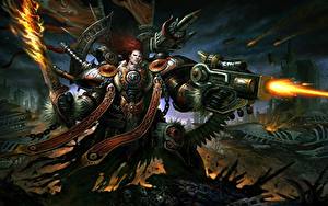 Фотография Warhammer 40000 Воины Автомат Доспехе Игры