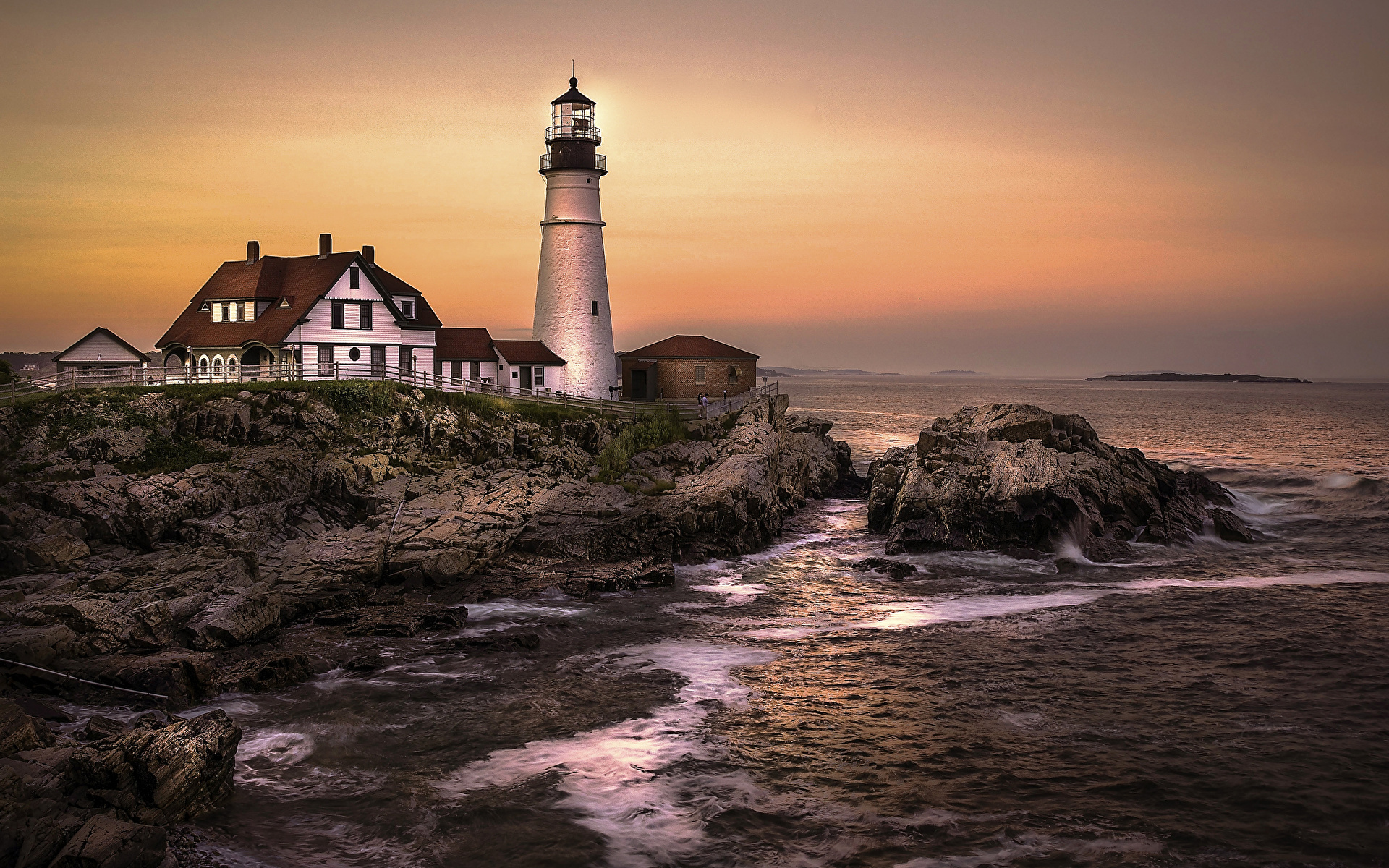 Portland Head Lighthouse, South Portland, Maine без смс