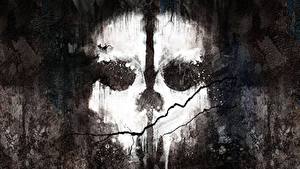 Фото Call of Duty Call of Duty: Ghosts Черепа Стенка Игры