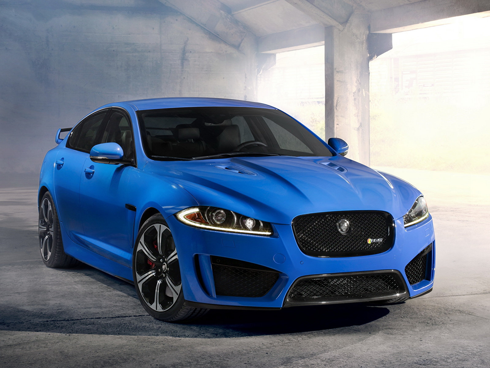 Jaguar XFR Blue