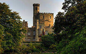 Картинка Англия Замок Hornby Castle Lancashire город