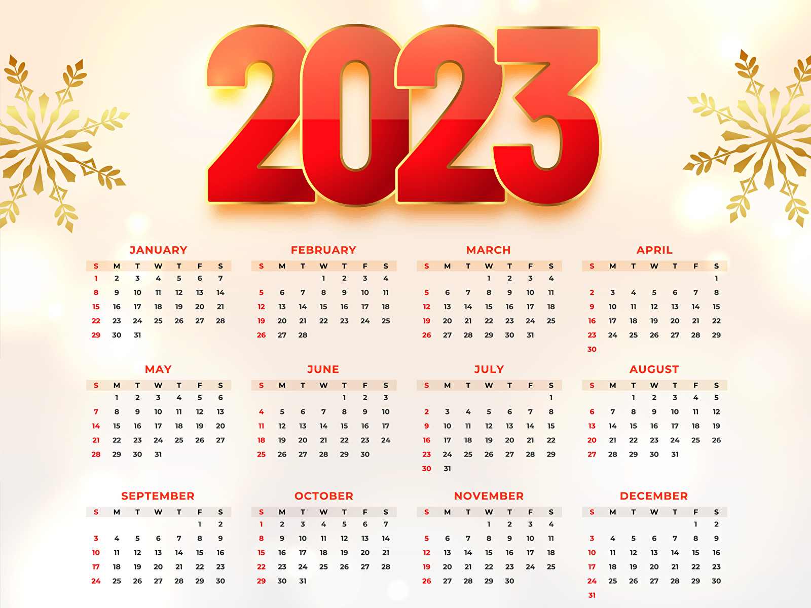 Календарь 2023 дизайн