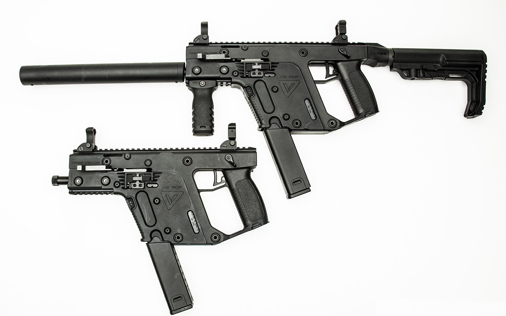 Картинка Пистолет-пулемёт Kriss-Vector, CRB, SDP, Super V Крупным планом военные 1920x1200 вблизи Армия