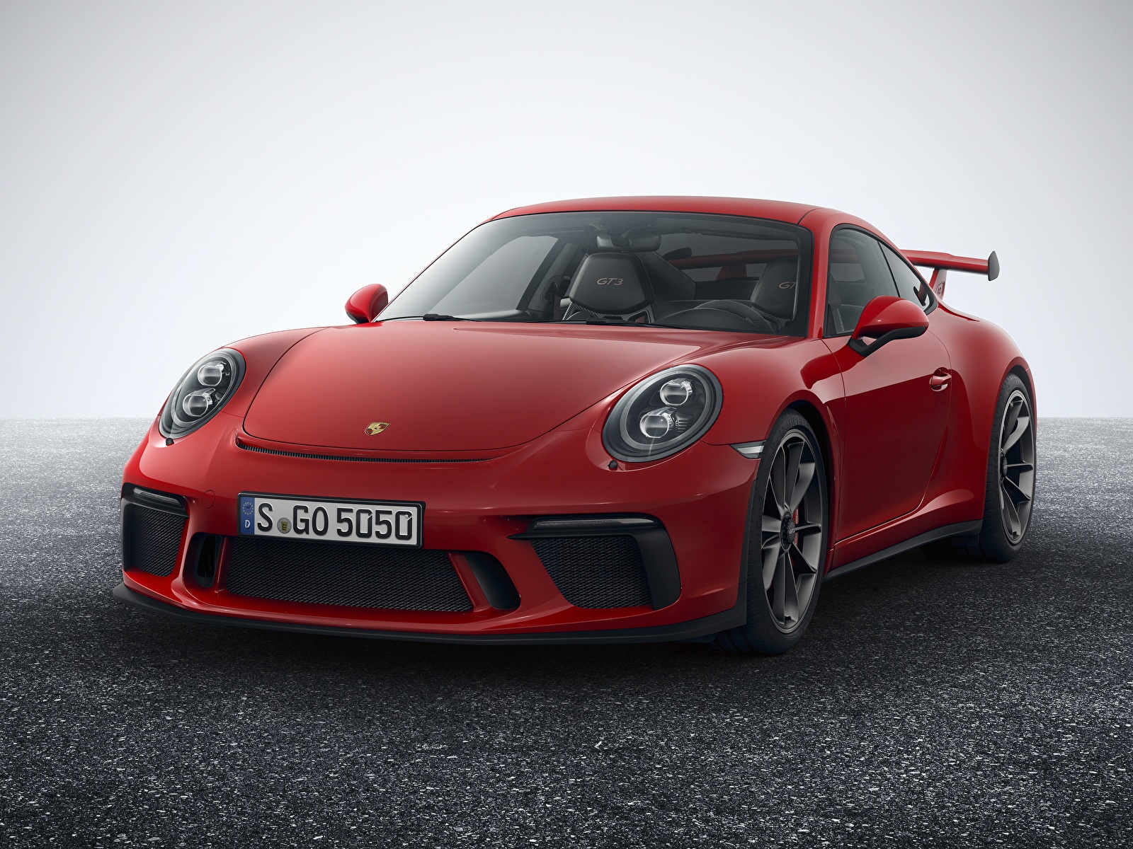 Картинки Porsche 911, GT3 Купе Красный машина 1600x1200 Порше красная красные красных авто машины Автомобили автомобиль