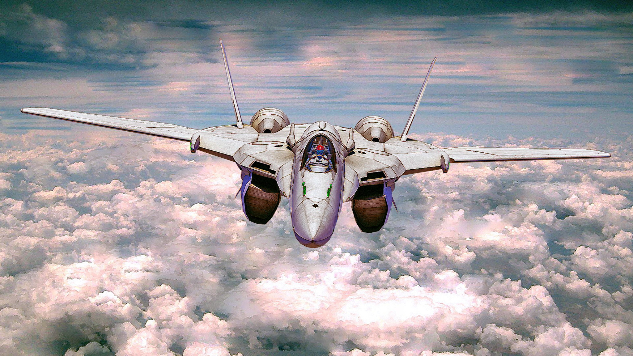 Небеса самолеты самые самолеты. Macross Frontier самолет. Macross Frontier Jet Fighter. Фотообои Авиация на рабочий стол. Истребитель в небе арт.