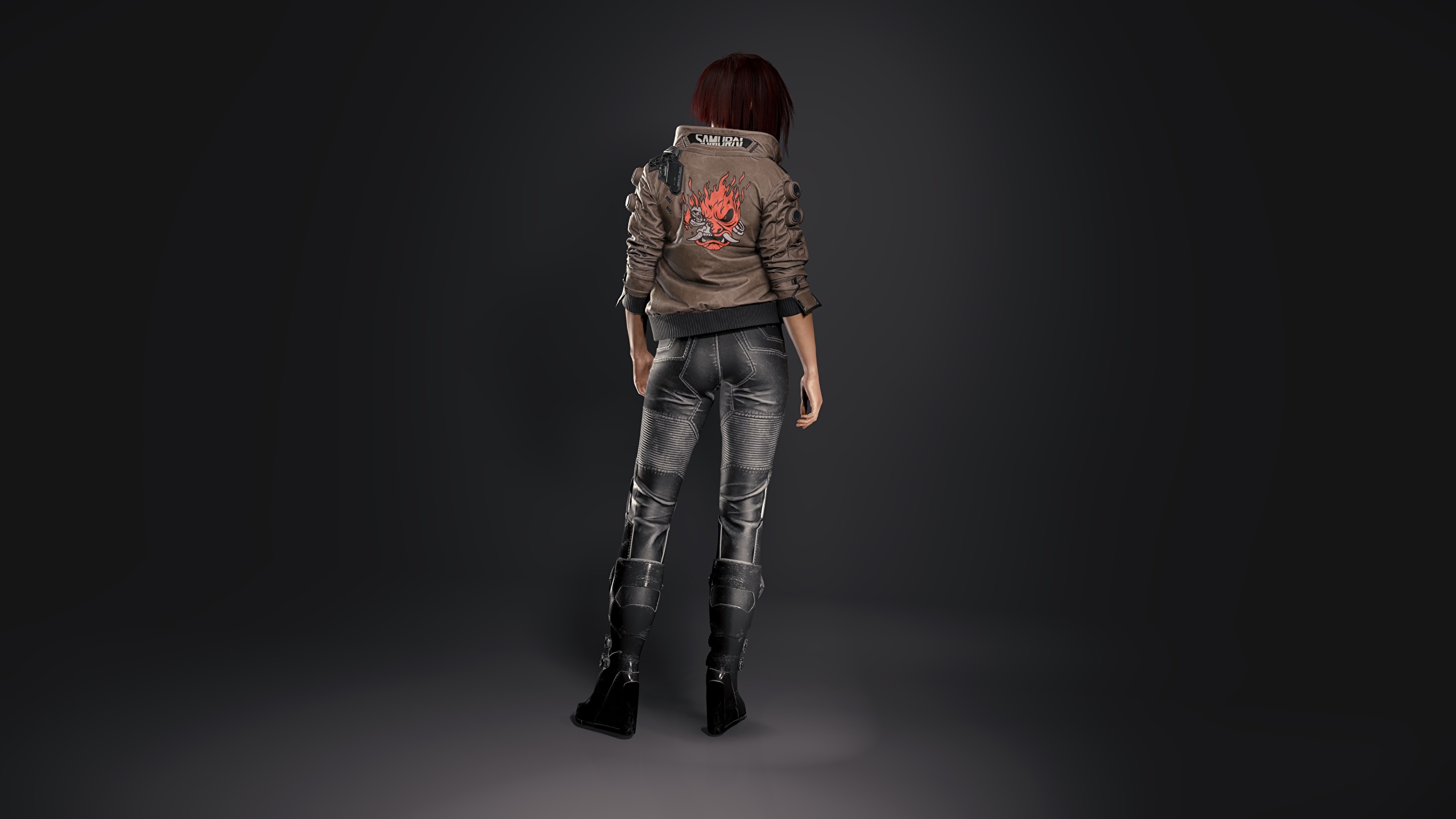 Фото Cyberpunk 2077 3д куртки молодые женщины Игры вид сзади 2560x1440 киберпанк 2077 куртке Куртка куртках девушка Девушки 3D Графика молодая женщина компьютерная игра Сзади