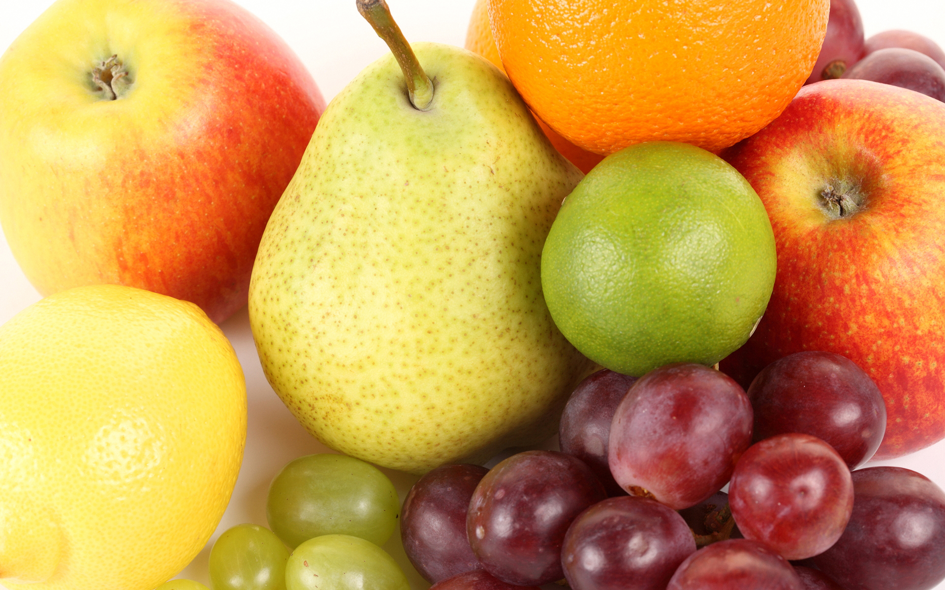 корзина, фрукты, виноград, груша, яблоки, бесплатно