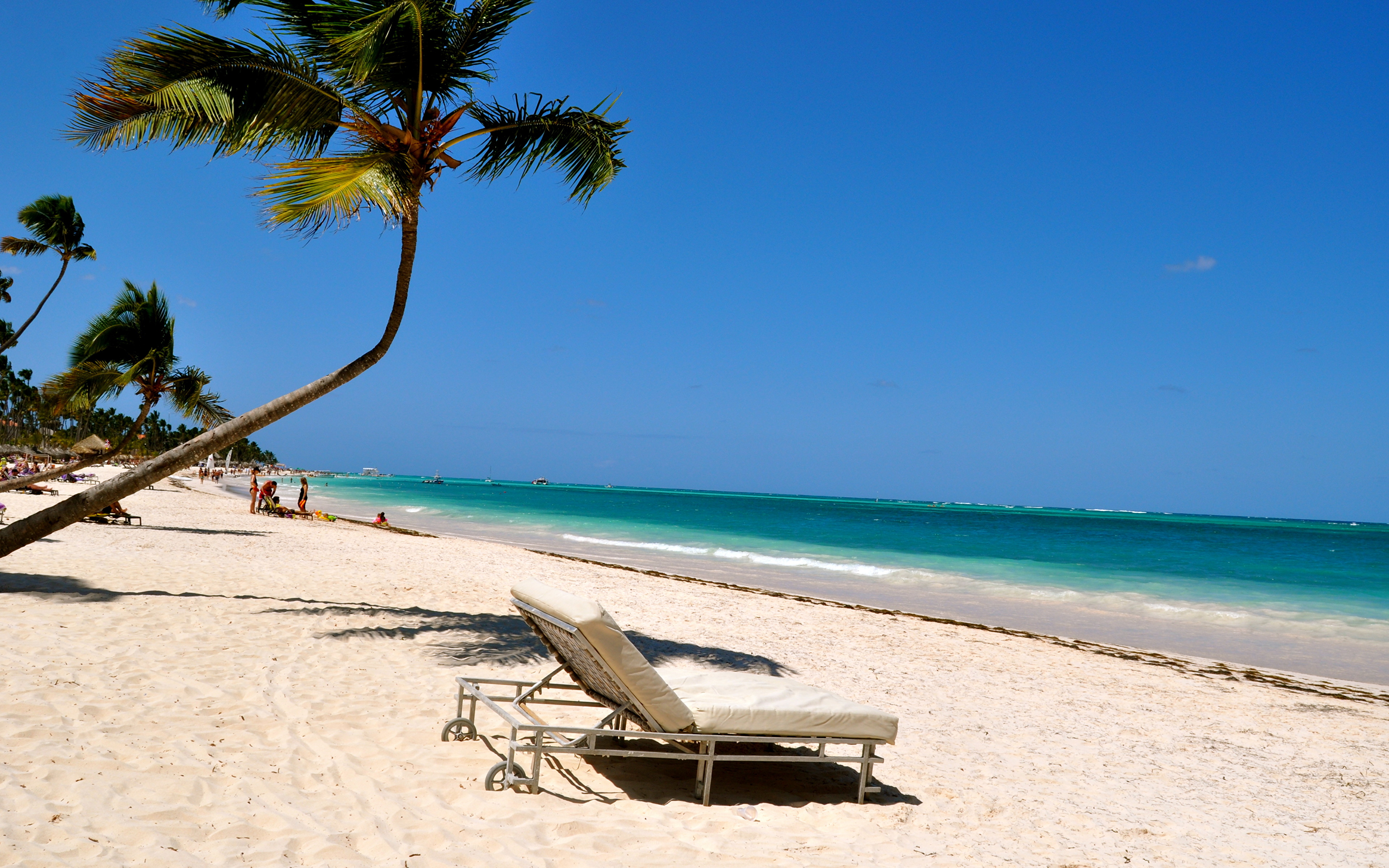 Картинки Доминиканская Республика punta cana пляжи Море 3840x2400. 