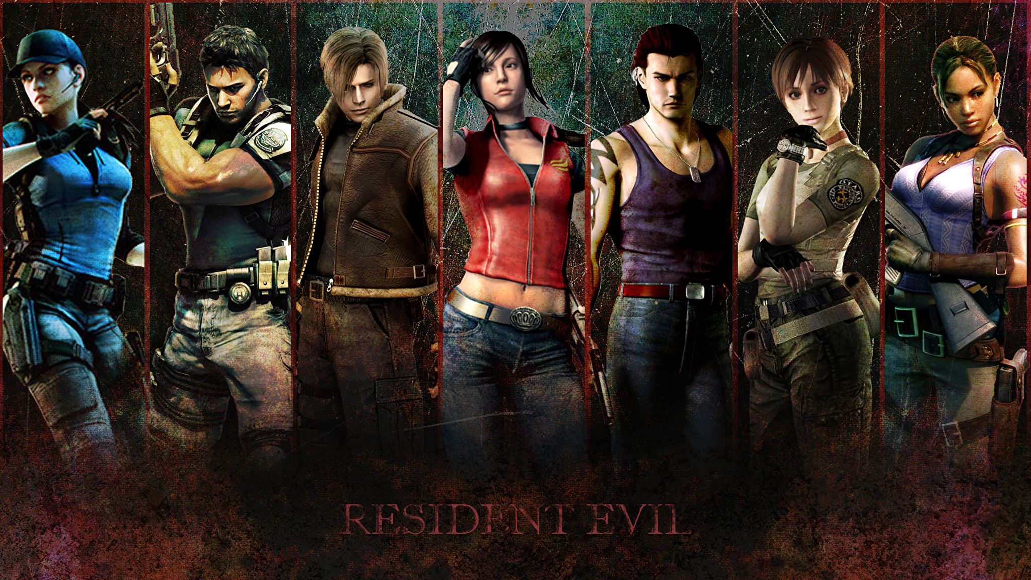 All games com. Resident Evil. Герои резидент ивел. Резидент эвил персонажи.